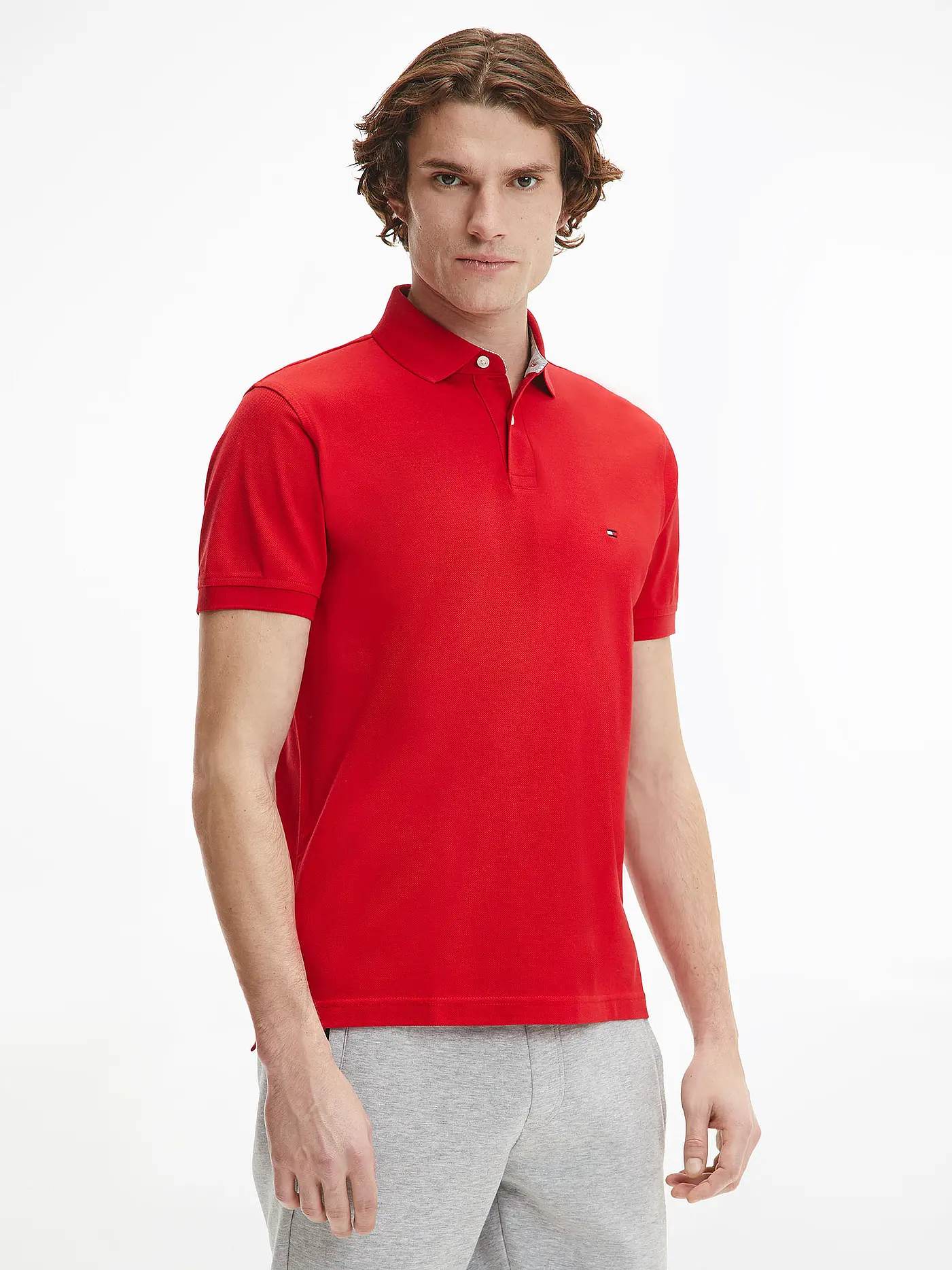 TOMMY HILFIGER | Poloshirt Regular Fit | rot